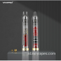 Kapasitas e-liquid Vamped 3ml Pen E-rokok